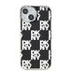 3. DKNY IML Checkered Mono Pattern case for iPhone 15 / 14 / 13 - black