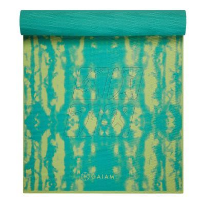 3. Double-sided Yoga Mat GAIAM Turquoise Lotus 6 MM 62344