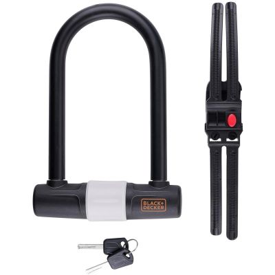 13. U-LOCK BIKE LOCK 140X250mm BLACK+DECKER