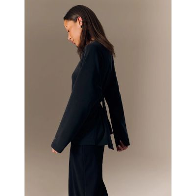 3. Women's regular sweatshirt with ties and modal 4F 4FRSS26TSWSF2784-20S