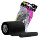 REA TAPE ELASTIC BANDAGE COHESIVE BAND SELF-ADHERING 4.5 M 7.5 CM BLACK