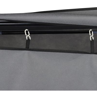 14. TEXTILE WARDROBE 168x45x172CM DARK GREY 45238