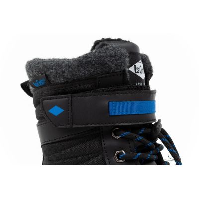 9. Lee Cooper Kids’ Winter Boots, Snow Boots, Black, Warm-Lined, Hook-and-Loop Fasteners
