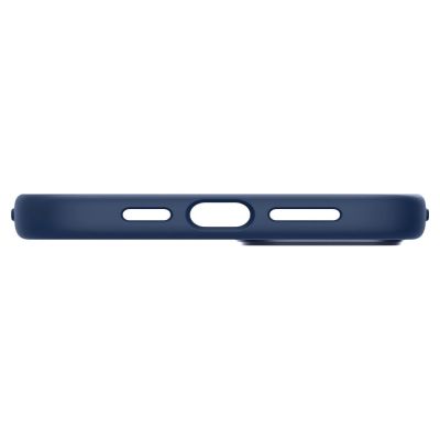7. Spigen Silicone Fit Mag Case with MagSafe for iPhone 14 Plus - Blue