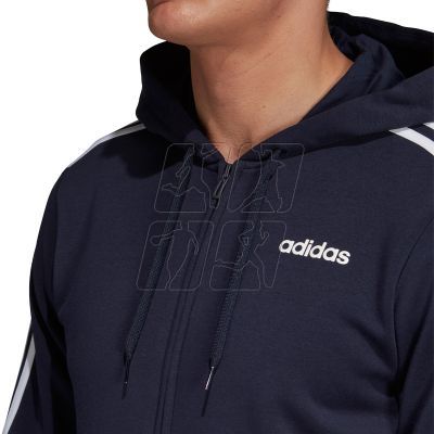 7. Adidas Essentials 3 Stripes FZ Fleece M DU0475 sweatshirt
