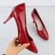 9. Women's patent leather pumps, red, Sergio Leone 1336