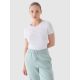 Slim T-shirt with print for women 4F 4FWMM00TTSHF1846-10S
