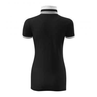 3. Malfini Collar Up W MLI-25701 Black Polo Shirt