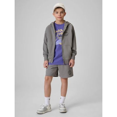 6. Boy's loose hooded sweatshirt 4F 4FJRSS26TSWSM2934-25S