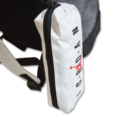 6. Air Jordan School Backpack White + Pencil Case - 9B0503-001
