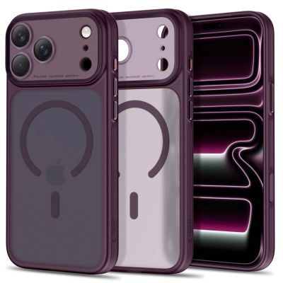 Tech-Protect MagPrime MagSafe CC case for iPhone 18 Pro Max / 17 Pro Max - burgundy