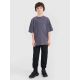 3. Boy's oversize printed T-shirt 4F 4FJWSS25TTSHM1879-22S
