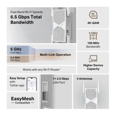 TP-LINK RE405BE WiFi Signal Amplifier
