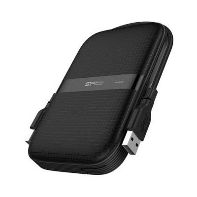 2. Silicon Power Armor A60 External Hard Drive 2GB Black