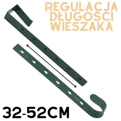 2. GREEN WREATH HOOK HANGER