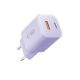 2. Tech-Protect NCM33 PD 33W QC3.0 USB-C / USB-C Wall Charger - Purple