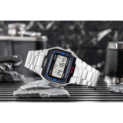 14. CASIO A163WA-1QES Unisex Watch + BOX