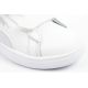 5. Puma Smash 3.0 children's sports shoes sneakers white leather fashionable