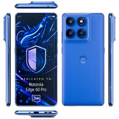 5. 3mk Clear Case for Motorola Edge 60 Pro - transparent
