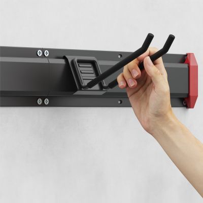 4. MACLEAN WALL-MOUNTED STEEL TOOL ORGANIZER, MAX LOAD 136KG, WIDTH 816MM MC-178