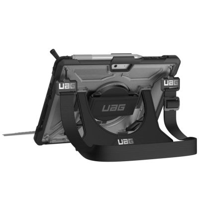 5. UAG Plasma - protective case with built-in stand and hand and shoulder strap for Microsoft Surface Go 1/2/3/4 G (ice)