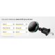 15. Wozinsky WCT5-Q6S2Y Car Holder with Qi/MagSafe 15W Inductive Charger for Ventilation Grill with Fan - Black