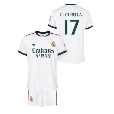 2. Real Madrid Cucurella Football Kit Shirt and Shorts Junior Box RM26B1C
