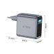 4. Tech-Protect PowerVision NC140W-GaN 4-PORT PD 140W / QC3.0 Wall Charger - Dark Gray