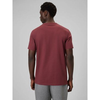 2. Men's regular plain T-shirt 4F 4FRSS26TTSHM3637-60S