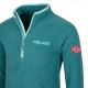 3. Trollkids Kids Nordland Half Zip Fleece Sweatshirt for Girls/Boys, Green (707-332)