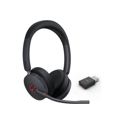 4. Yealink WH68 Hybrid Headset with Charging Stand