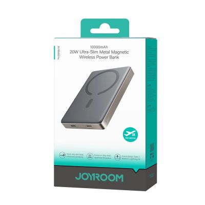 8. Joyroom JR-PBM08 Pro 10000mAh Ultra-Thin Powerbank - Titanium