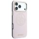 4. Guess Perforated 4G Gold Logo Magsafe Case for iPhone 17 Pro Max / 18 Pro Max - Pink