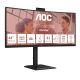 5. AOC monitor 86.3 cm (34") CU34E4CW 21:09 2xHDMI+DP+USB-C+Webcam Curv.