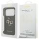 8. Guess Grained Big 4G & Classic Logo case for iPhone 17 Pro - black