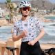 6. Rockbros 15110005005 Women's Short Sleeve Cycling Jersey L - White