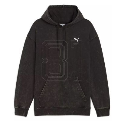 Puma ESS Elevated Relaxed Wash Hoodie M 688049 01