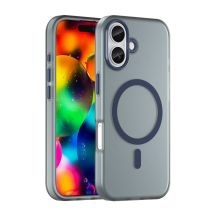 Magnetic Abrasive iPhone 17 Case Compatible with MagSafe - Matte Blue