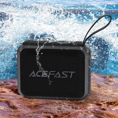 8. Acefast K4 Go Bluetooth 5.4 Mini Wireless Speaker - Black