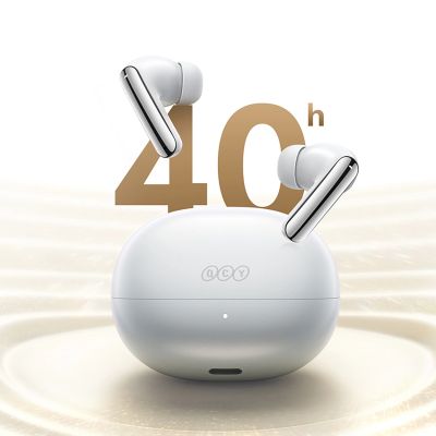 9. QCY MeloBuds N20 Wireless In-Ear Noise Cancelling ANC Headphones - White