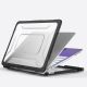 6. Tech-Protect Kevlar Pro Case for MacBook Neo 13" 2026 - Black and Clear