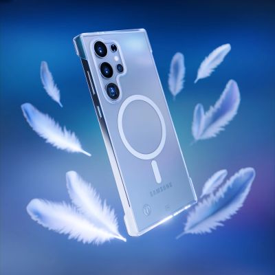 3. 3mk Just20g MagCase for Samsung Galaxy S24 Ultra - transparent