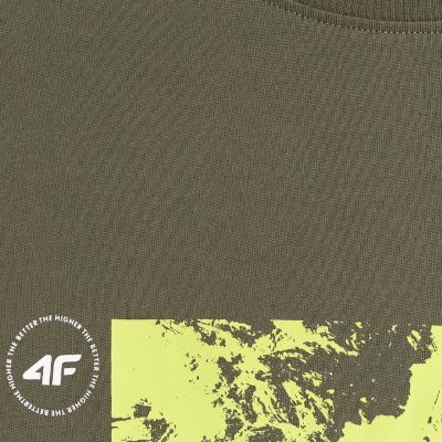 5. Men's T-shirt 4F M2823 khaki 4FWSS26TTSHM2823 43S