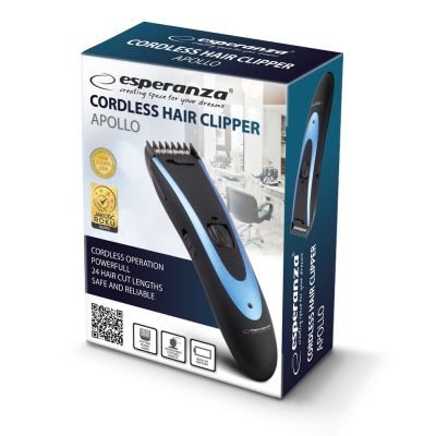 5. Esperanza EBC004 Apollo hair clipper (black)