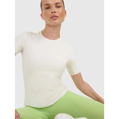 Women's quick-drying slim training T-shirt 4F 4FWAW25TFTSF1518-12S