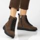 8. Women's brown suede leather ankle boots Filippo DBT7273