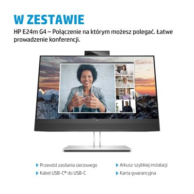 4. HP LED MONITOR 23.8” E24M G4 (40Z32AA)