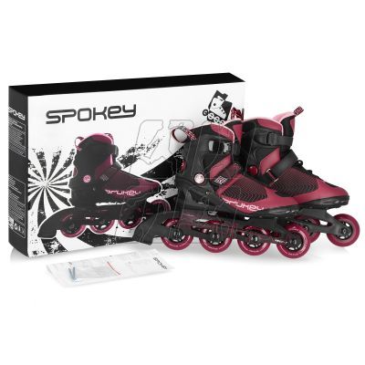 10. Spokey Revo 37 BK/PK 929595 inline skates