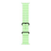 Apple Strap 49mm Neon Yellow Ocean Band - Titanium Black