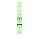 Apple Strap 49mm Neon Yellow Ocean Band - Titanium Black